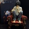 Тетрадь смерти L Lawliet Модель дивана-трона Украшение Аниме Фигурка Мальчики Коллекционные игрушки Подарок детям на день рождения ПВХ