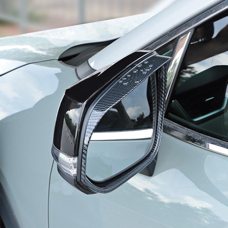 Для Toyota RAV4 XA50-2022 2023 RAV 4 ABS автомобильное зеркало заднего вида, щиток для бровей, накладка, наклейка, украшение