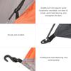 Outdoor 4 People Oxford Cloth Waterproof Tent Shelter for Camping  Travel Orange