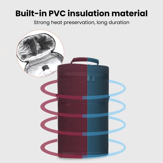 Сумка-холодильник для красного вина большой вместимости, непротекаемая, водонепроницаемая, из ткани Оксфорд, с термоизоляцией, с ручкой и регулируемым ремнем