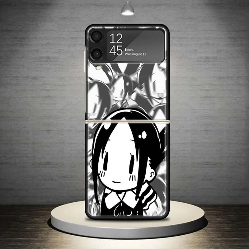 Чехол для телефона Kaguya Sama Shinomiya для Samsung Galaxy Z Flip 7 6 5 4 3 5G Ударопрочный чехол Z Flip7 Flip6 ZFlip5 Flip3 Flip4 Роскошный