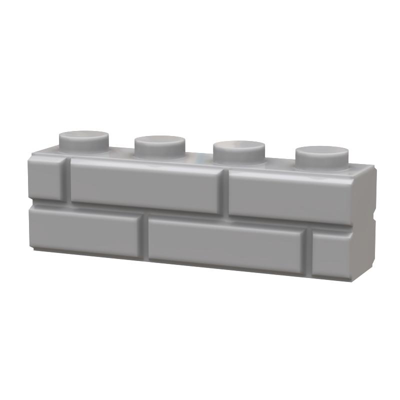 Masonry Wall Modified Bricks 15533 1x4 Toys Building Blocks Compatible Major Brand Profile Collection