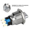 19mm Rotary Changeover Stainless Steel 3 Pin And 2 Level/6 Pin And 3 Level Selector Switch Waterproof Durable