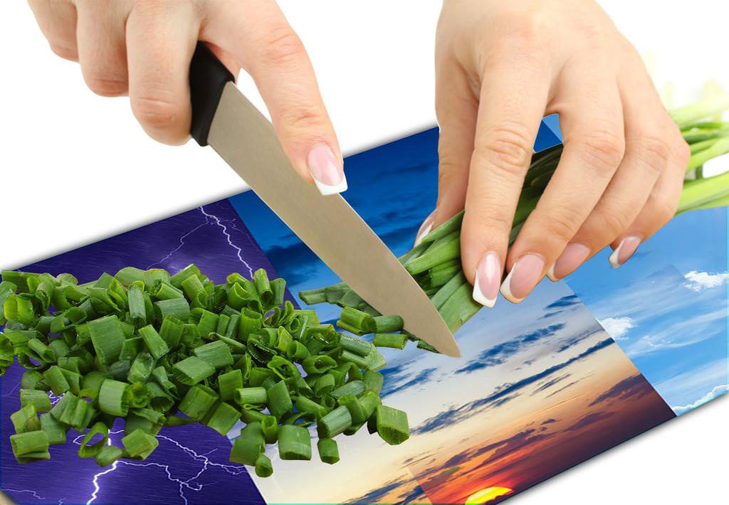 TEMPERED GLASS CUTTING BOARD 30x22 WEATHER