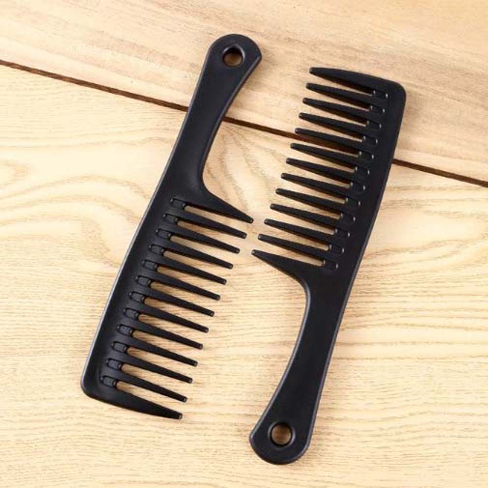 Heat Resistant Wide Tooth Comb Hair Accessories Wide Curly Hair Brush Portable Unisex