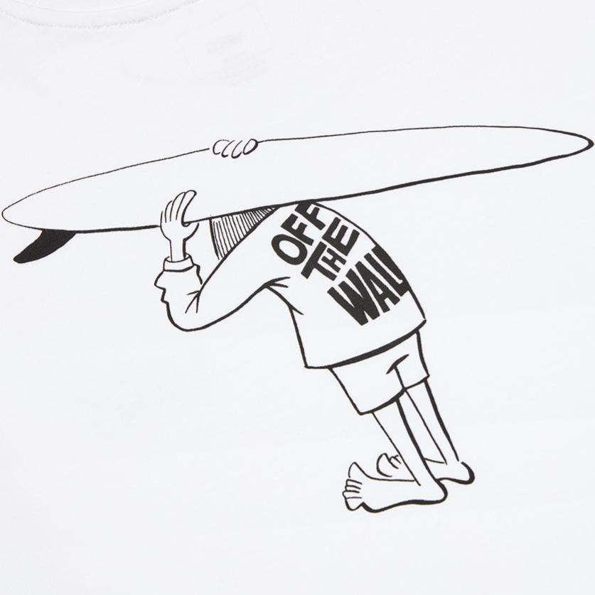 Vans T Shirts Unisex White Crew Neck Moderate VN000R61WHT1