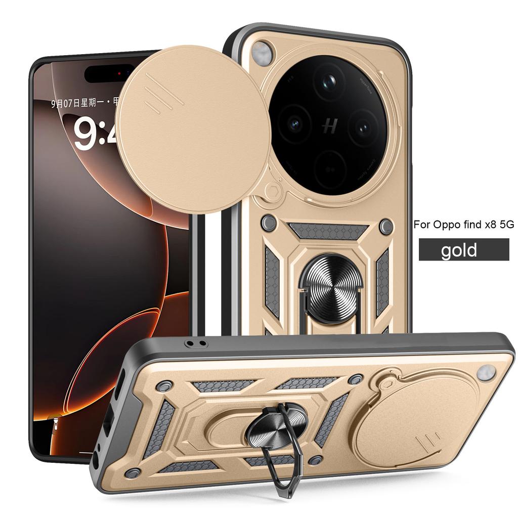 Чехол для OPPO Find X8 Чехол Oppo Find X8 Pro Чехол Find X8 Pro с магнитным кольцом Бронированный чехол для телефона Защитная задняя крышка с защитой камеры
