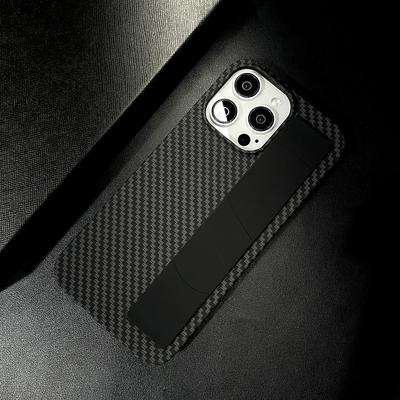 Для углеволокна для iPhone16 Наручный ремешок Чехол для телефона для Apple 15pro Бизнес чехол для телефона Премиум