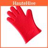 Red Silicone Glove For Cooking With Non-toxic And Safe Insulation**
