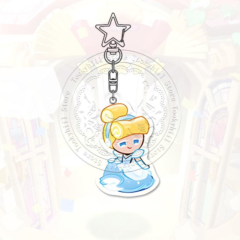 Ключница Cookie Run Kingdom Игра Мультфильм Кофе Каваии Студент Молочный Шоколад Фигурка Украшение для Сумки Лесник Подвеска Подарок на День Рождения