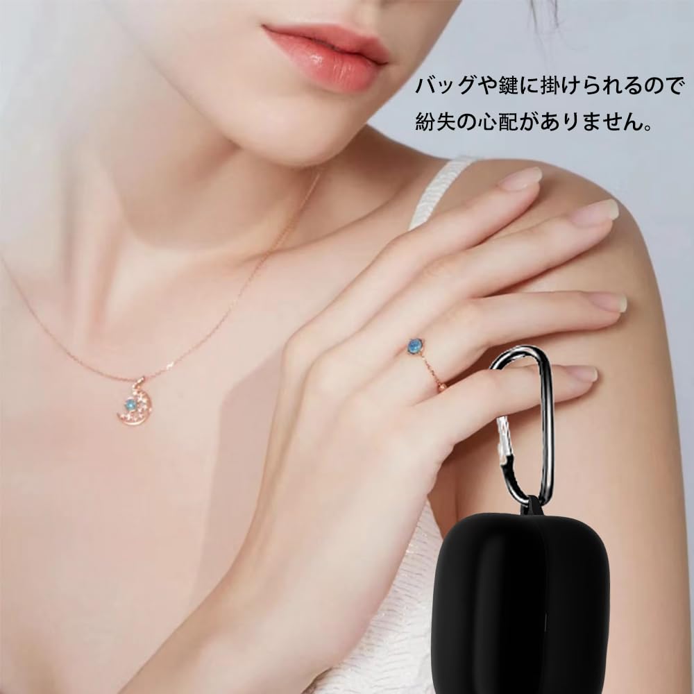 For Sony LinkBuds Open Case Soft Silica Gel Sports Cool Design Shock Absorption Waterproof Dustproof Lightweight Slim Soft Case Cover with Hook To