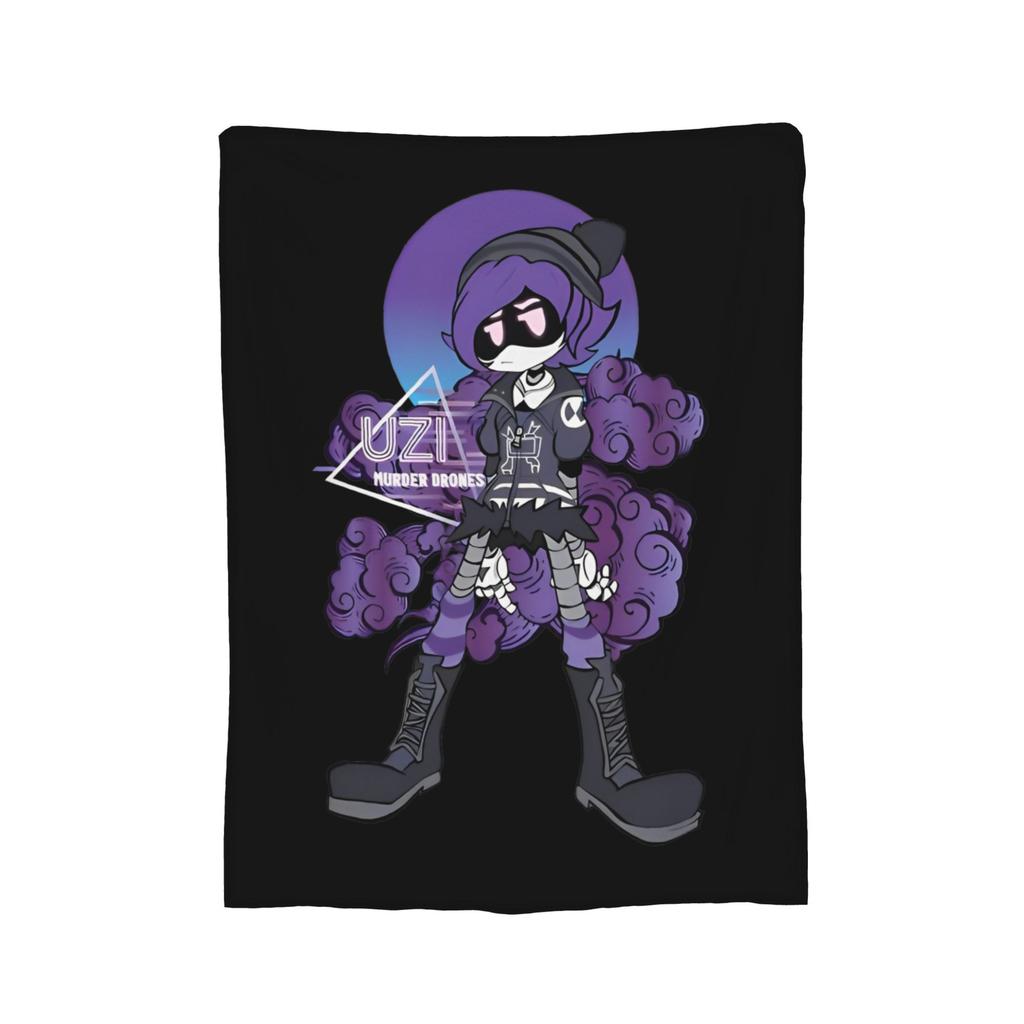 Murder Drones Blanket Flannel Textile Decor Multi-function Soft Throw Blankets for Home Couch Bedspreads