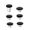 EASEGMER 6-in-1 Swap Thumbstick Replacement Magnetic Joystick for Xbox One Elite Series 2 Controller (Black)