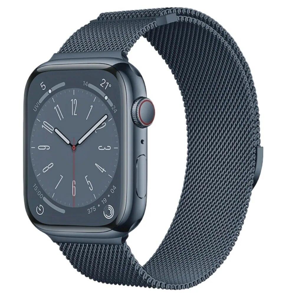 Металлический ремешок для Apple Watch Ultra 49 мм 8 7 45 мм 41 мм браслет с магнитной присоской для iWatch 6 5 4 3 2 SE 44 мм 40 мм 42 мм