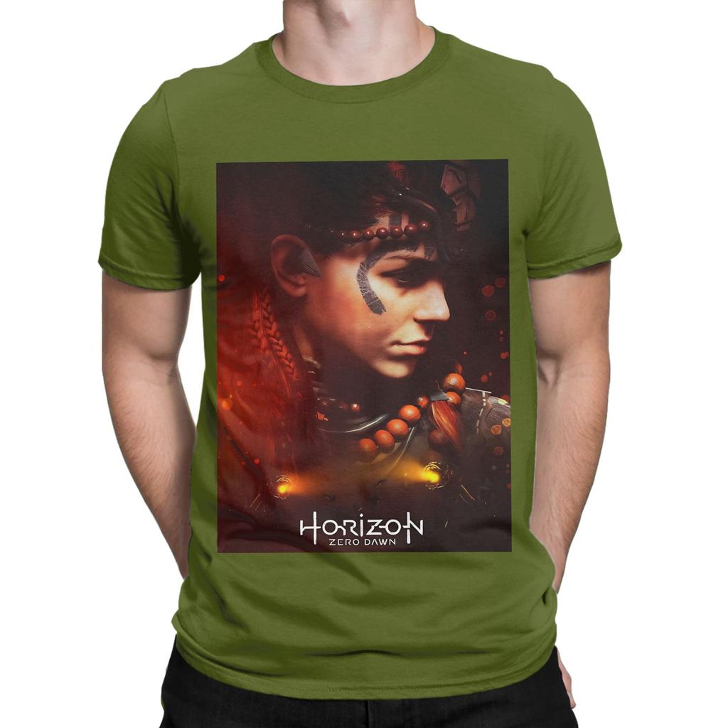 horizon painting Funny 100 Cotton TShirt Horizon Tees Tops For Unisex