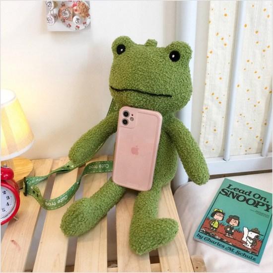 Minor Company Frog Plush Bag Сумка Matcha Cross