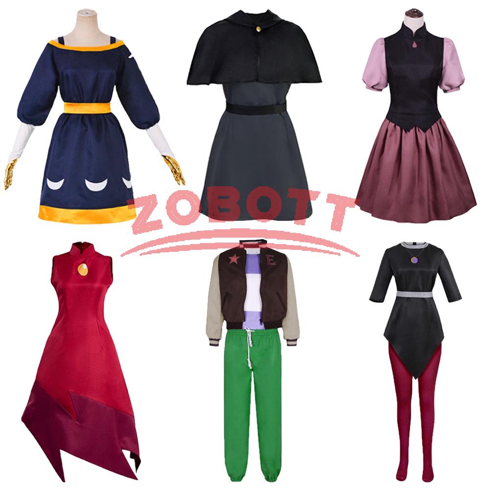 Anime The Owl Cosplay House Edalyn Clawthorne Amity Blight Luz Noceda Lilith Dress Suit Uniforms Halloween Costume