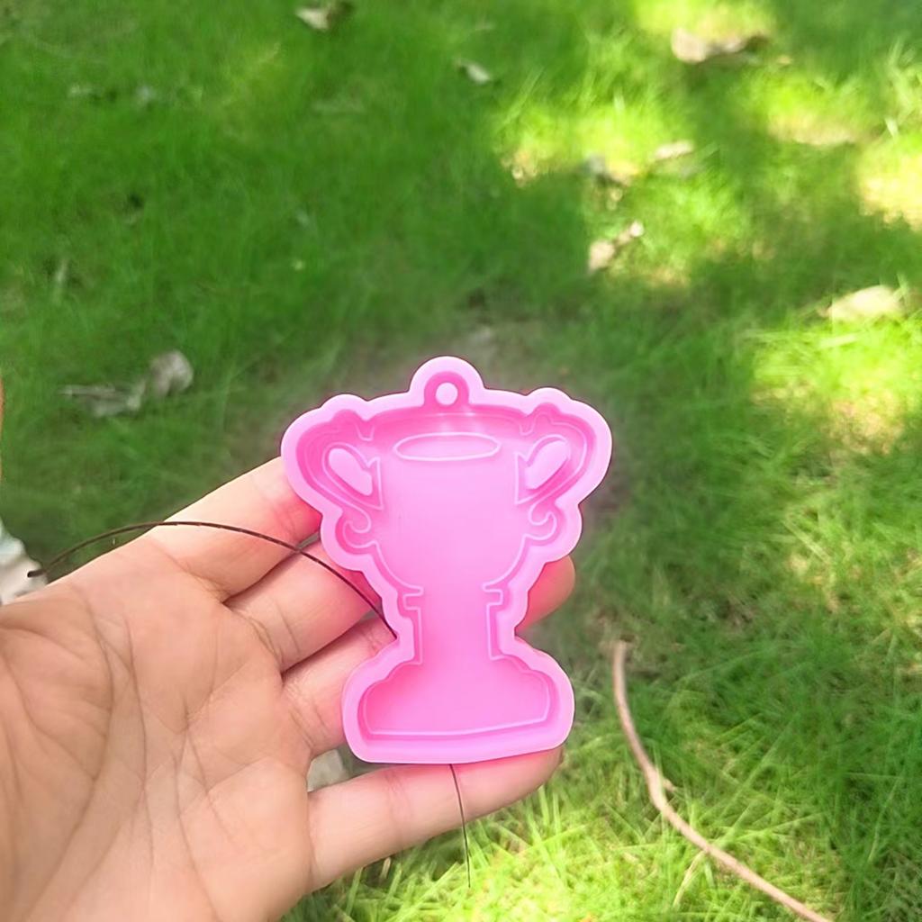 Формы для литья ювелирных изделий Силиконовые формы для кулонов Формы для смолы Трофей Эпоксидная форма для литья для изготовления серег, ожерелий, брелоков