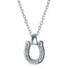 Ожерелье Lionheart Hawaiian Horseshoe, Хирургическая нержавеющая сталь, Серебристый, Предварительно упаковано, с Индивидуальным мешочком, Мужское