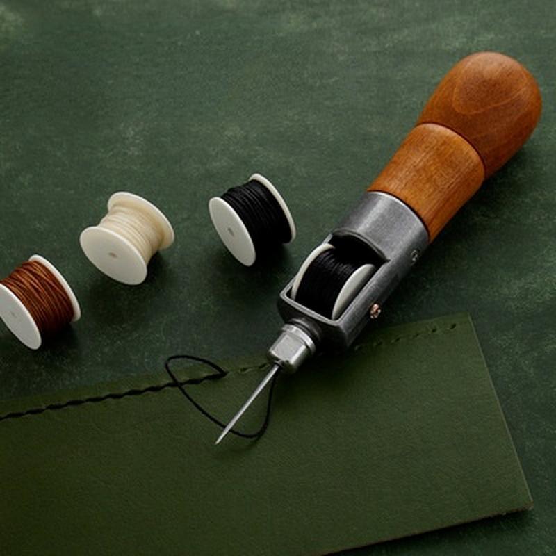 1 Набор Машинка для ручного шитья DIY Вощеные нитки для шитья кожи Инструмент для кожгалантереи Стежки по краю Полоски для ремней Инструменты сапожника