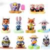 MINISO Zootopia Just Sit In The Series Blind Box Judy Hopps Nick Desktop Decoration Collection Ornaments Children Birthday Gifts