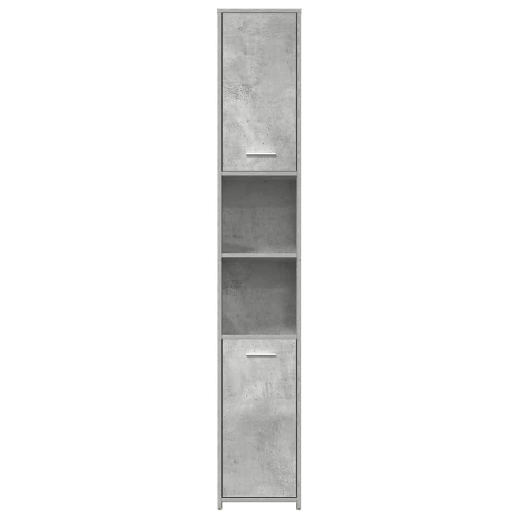 Moderne Badezimmerkommode, Ecklagerungssschrank, Stauraumregal, 30x30x183,5 Zentimeter