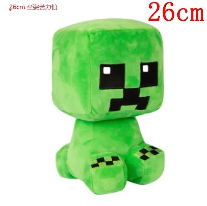 Плюшевая игрушка в стиле Minecraft Набор Зомби Крипер Стив Паук Скелет Алекс Эндермен Подарок для детей Игровые персонажи Куклы