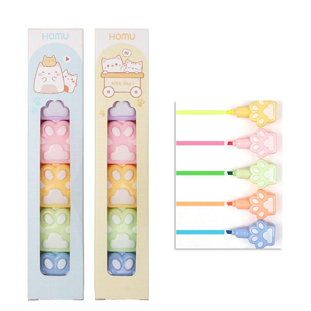 Learning Prize Student Gift Line Color Marker Pen Fluorescent Pen Hand Account Pen Highlighter