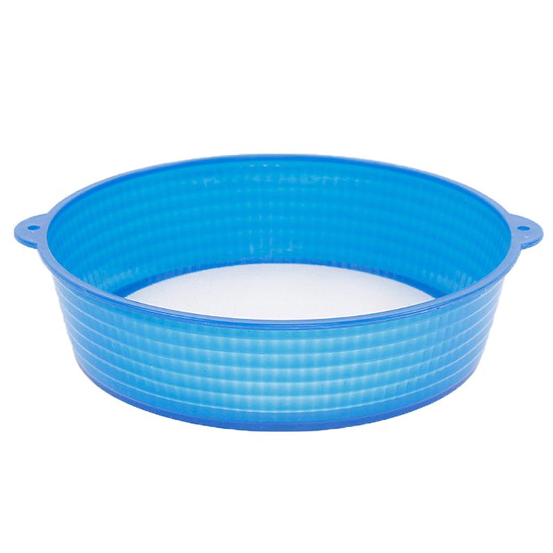 Кухонные гаджеты Ручной пластиковый сито для муки круглой формы диаметром 19 см