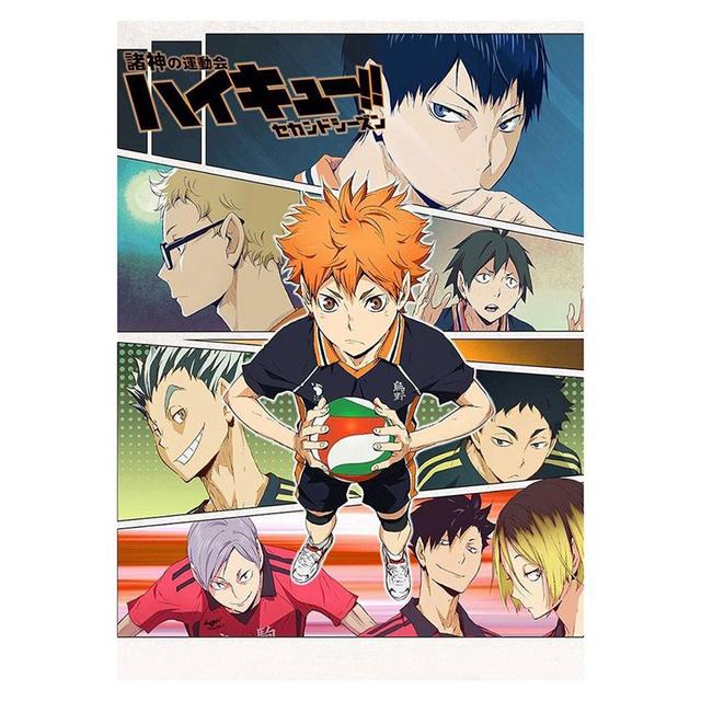 Аниме постер волейбол мальчик холст картина Haikyuu японский стиль мультфильм плакат Cuadros настенные художественные фотографии для гостиной