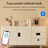 Tuya APP Отпечаток пальца Умный ящик Шкаф Невидимый замок Пароль Разблокировка Шкаф Мебель Электронный бесключевой сенсорный замок