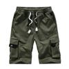 Casual Men's Fashion Drawstring Pocket Sports Pants Cotton Five-point Shorts Overalls Shorts
