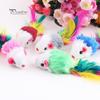 10Pcs/Lot Fleece False Mouse Toys Feather Playing Mice