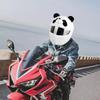 Helmet Protection Headgear Cover Cartoon Fluffy Plush Set For Motorcycle Full-Face Protective Case Motorbike Safety Trendy