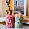 DIY Resin Mold Silicone Soap Mould Fragrance Candle Cylindrical Candle Mold  Home Decor
