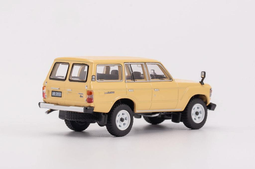 Gaincorp Products 1/64 Scale Toyota Land Cruiser 60 RHD Beige Finished Model KS-029-86