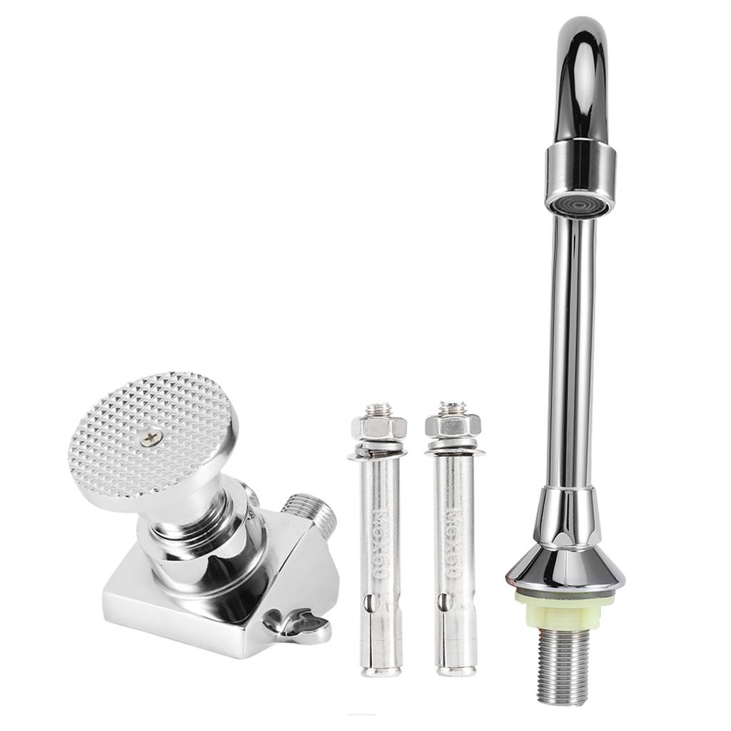 G1/2in резьба медный напольный кран для раковины с педалью набор кранов для больничной лаборатории