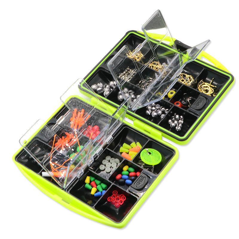 Rock Fishing Set: 185PCS Sea Fishing Beads, Stoppers, and Cala Stick Combo