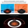 Электрический обогреватель Портативный тепловентилятор Бытовой Вилка ЕС Обогреватель Вентилятор Настенный Круглый Бытовая техника Безопасность Зимний обогреватель Мини С пультом дистанционного управления