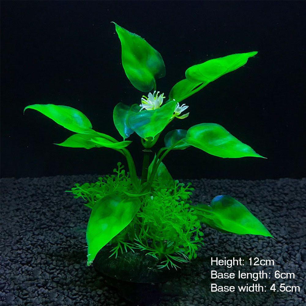 12 см искусственные аквариумные растения водная трава украшения аксессуары для аквариума водоросли украшение