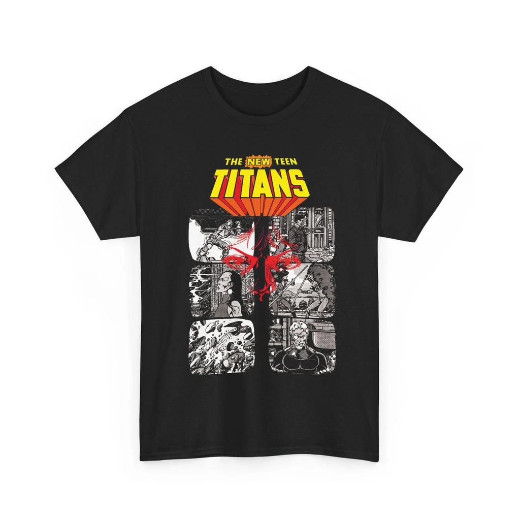 New Teen Titans T-Shirt George Perez Art Judas Contract Retro Vintage-Style Tee