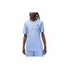 Футболка Jumpman Solid Logo Ribbed с круглым вырезом, спортивная, с коротким рукавом, мужская, небесно-голубая DC7485-425