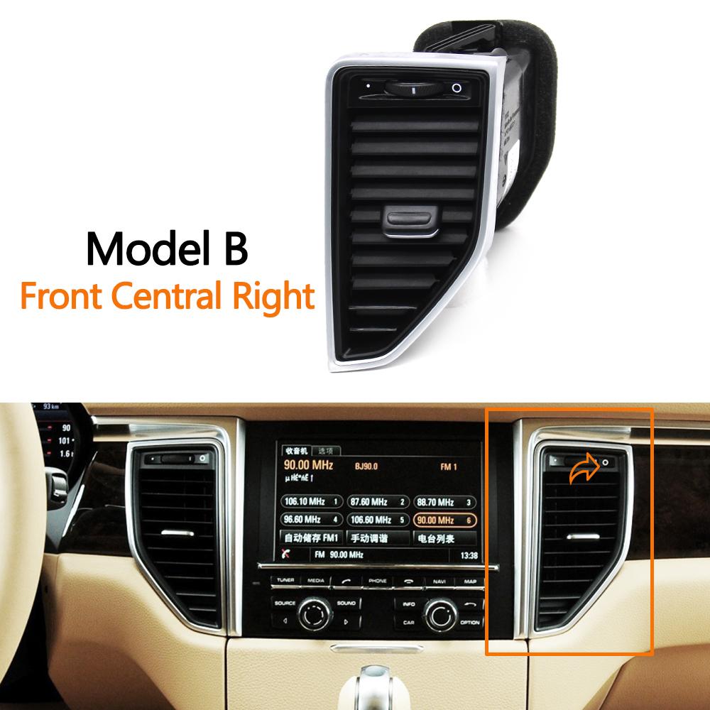 New Dashboard Left Right Central Air Conditioning AC Vent Grille Assembly For Porsche Macan 2014-2017 95B819701D 95B819702D 4YHD