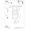 Spot Sufitowy Nowoczesny Ryflowany Okrągły Biały 10 Cm 1Xgu10 10W Aura Sollux Lighting