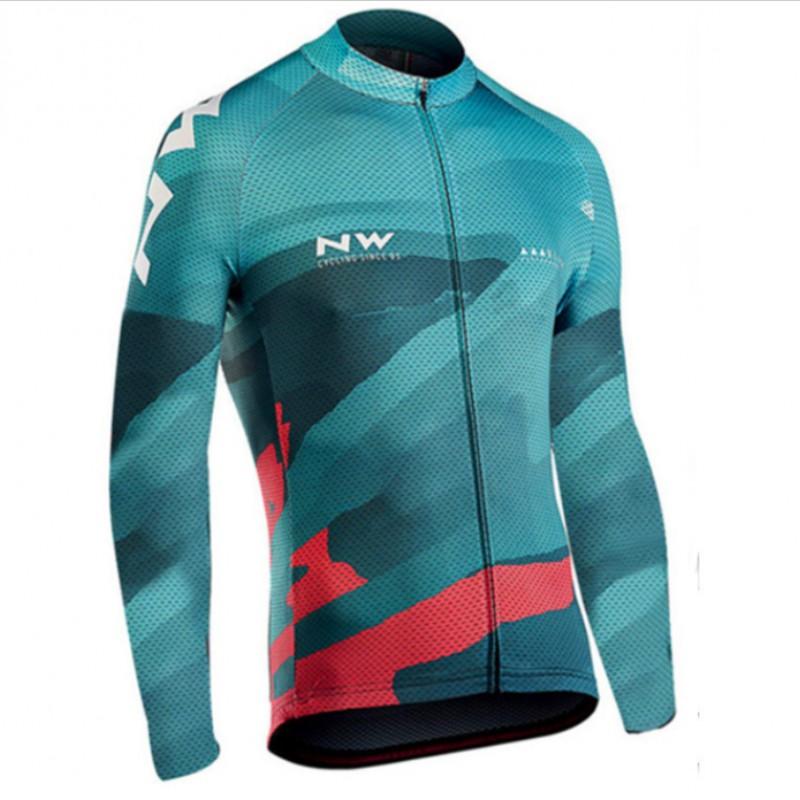 Long Sleeve Cycling Jersey Men Women Winter Outdoor Road Bike Riding Apparel