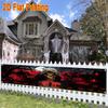 Haunted Happy Halloween Halloween Yard Banner, Outdoor Fence Garden Party Decor