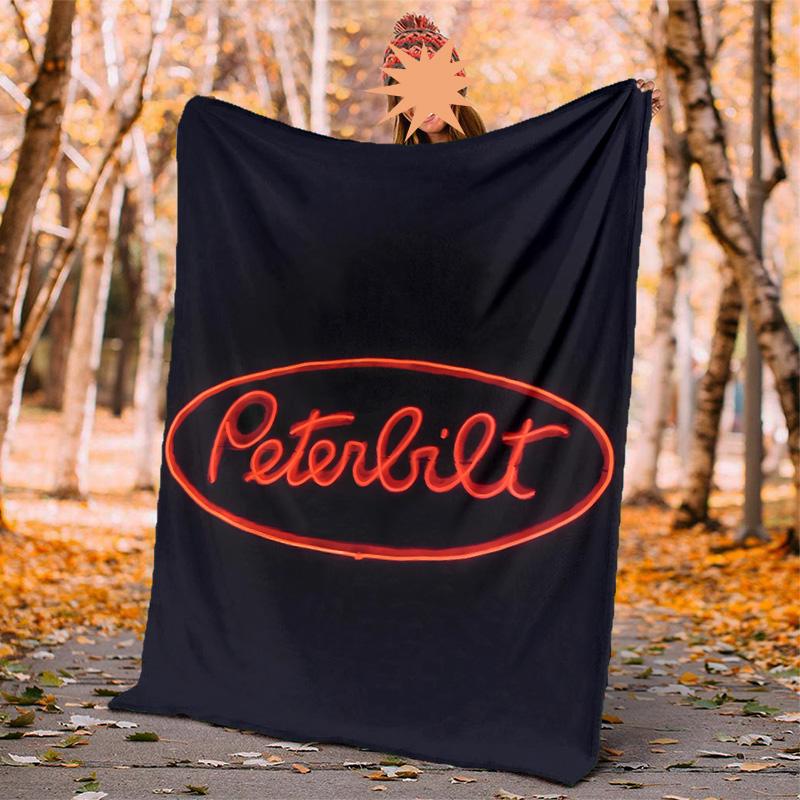 Truck Flannel Blanket Soft Warm All-Season Throw, Design for Camping, Car Travel, Hiking Sofa, Bed, Office Perfect Gift for Parties