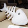 Новая Плюшевая Игрушка Рыбья Кость Креативная Подушка для Дивана в Гостиной Удобная Подушка для Сна Кукла Своими Руками Подарок на День Рождения Ребенку