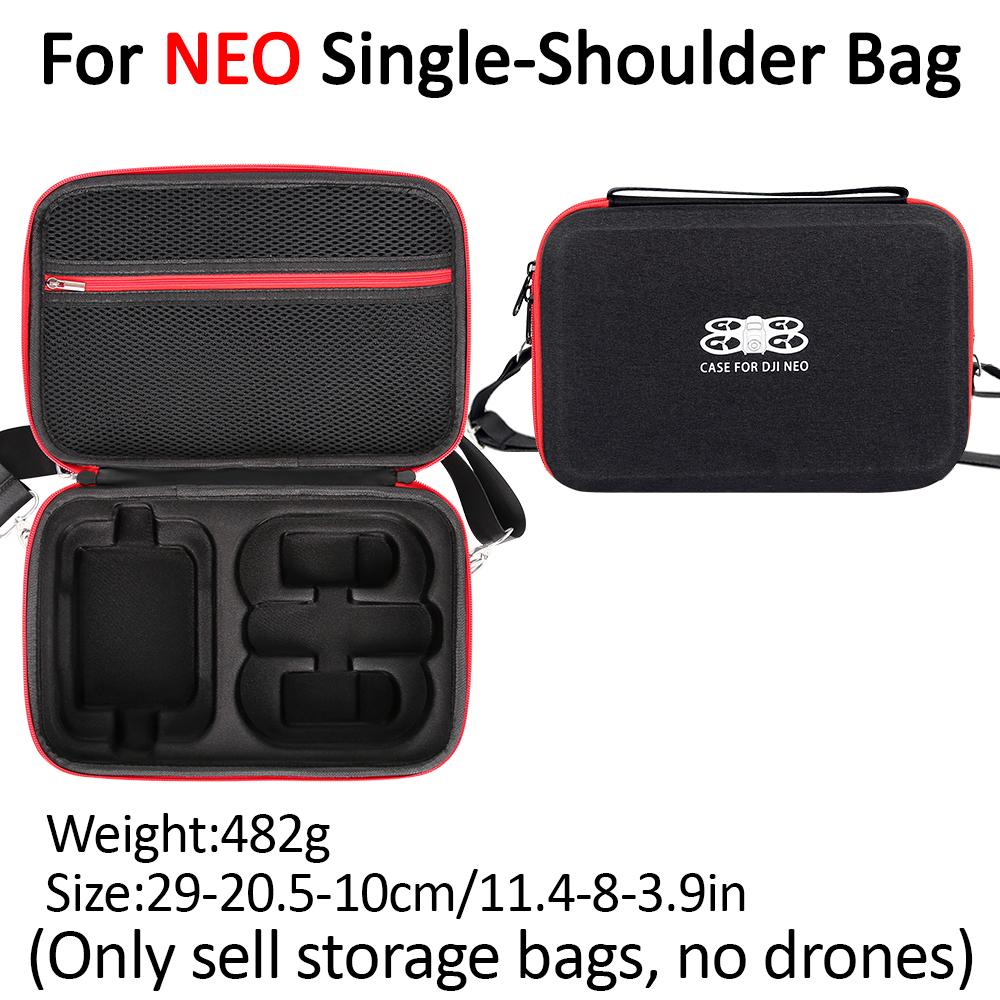 For DJI NEO Drone Carrying Case - Portable Protective Hardshell Storage Bag with Zipper Closure for DJI NEO - Waterproof
