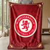 Плед из мягкого фланелевого флиса Middlesbrough FC Легкий Уютный Теплый Плед-Покрывало для Дивана Кровати Домашнего Декора